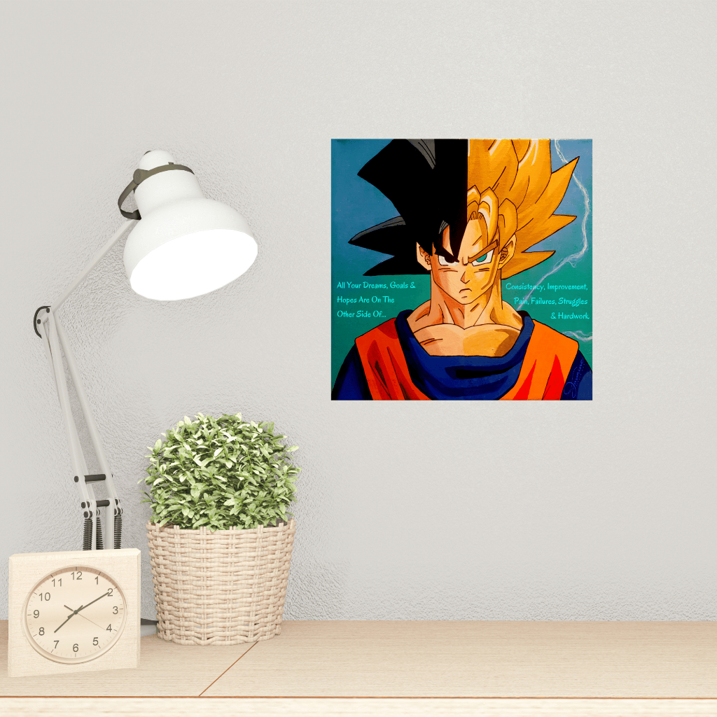 Super Saiyan Goku Split Canvas