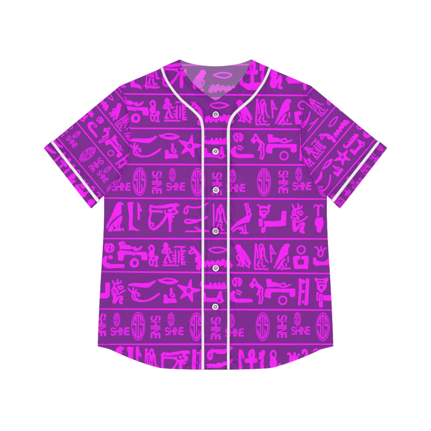 Egyptian Purple Goddess Baseball Jersey