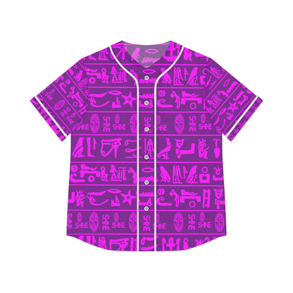 Egyptian Purple Goddess Baseball Jersey