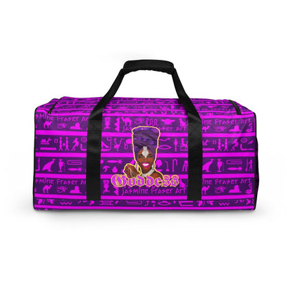 Egyptian Purple Goddess Duffle bag