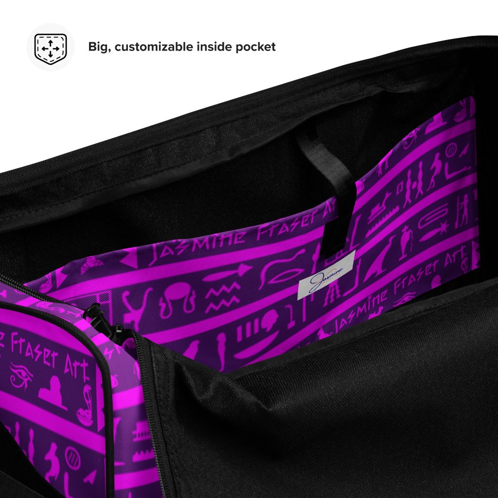 Egyptian Purple Goddess Duffle bag