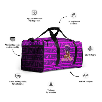 Egyptian Purple Goddess Duffle bag