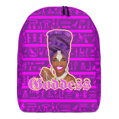 Egyptian Purple Goddess Minimalist Backpack