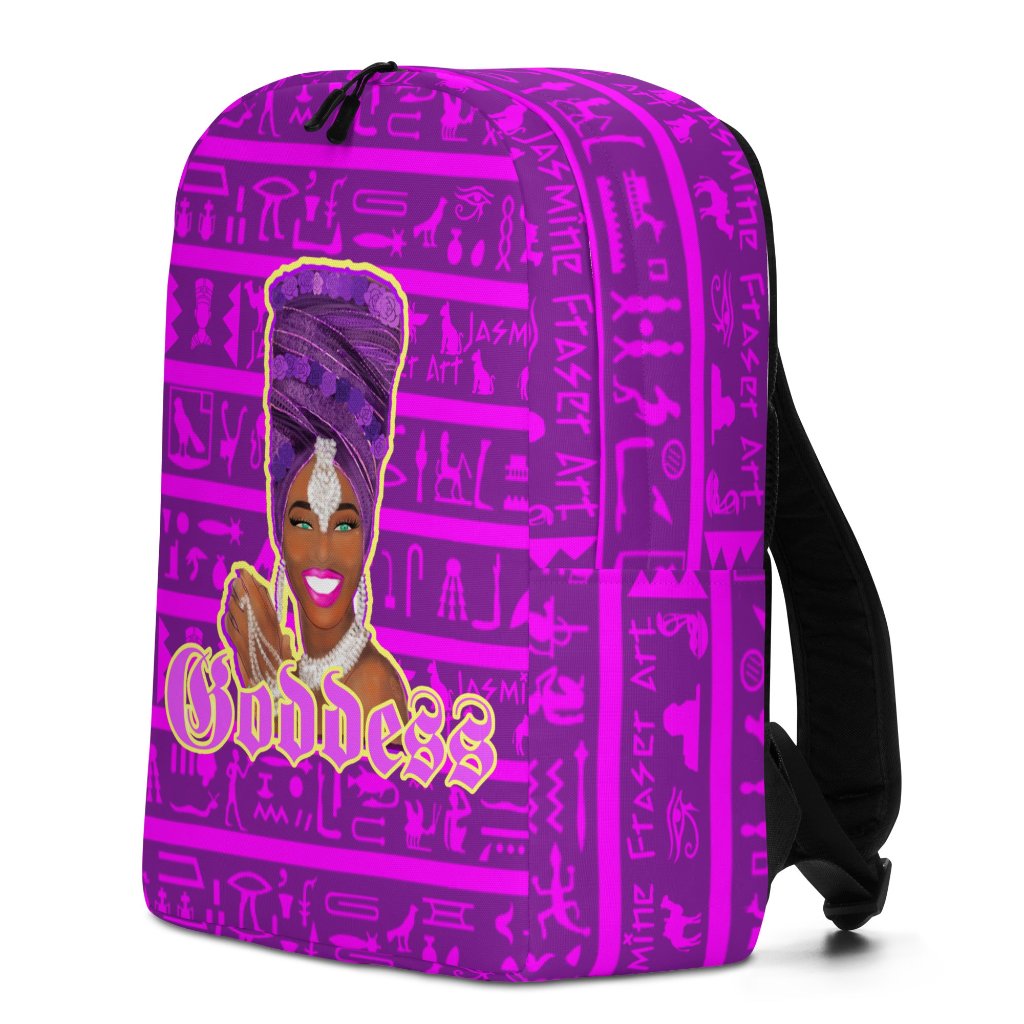 Egyptian Purple Goddess Minimalist Backpack