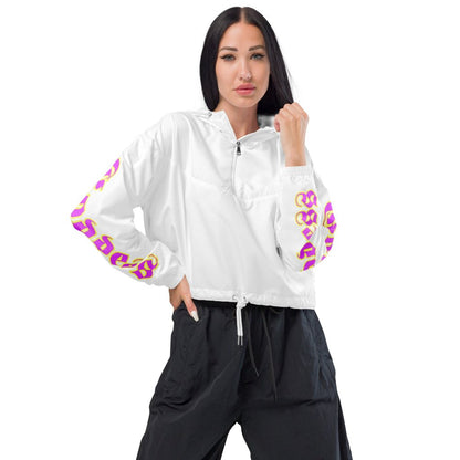 Goddess cropped windbreaker