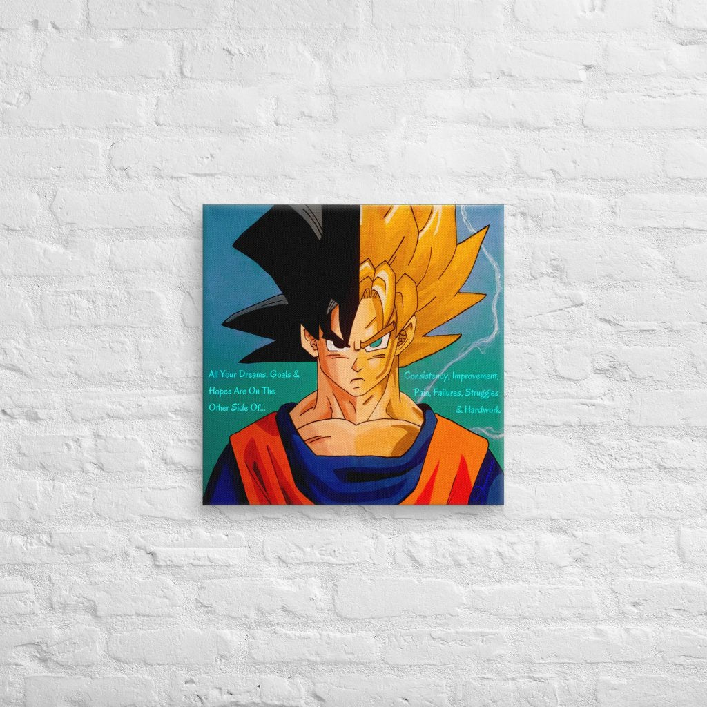 Super Saiyan Goku Split Canvas