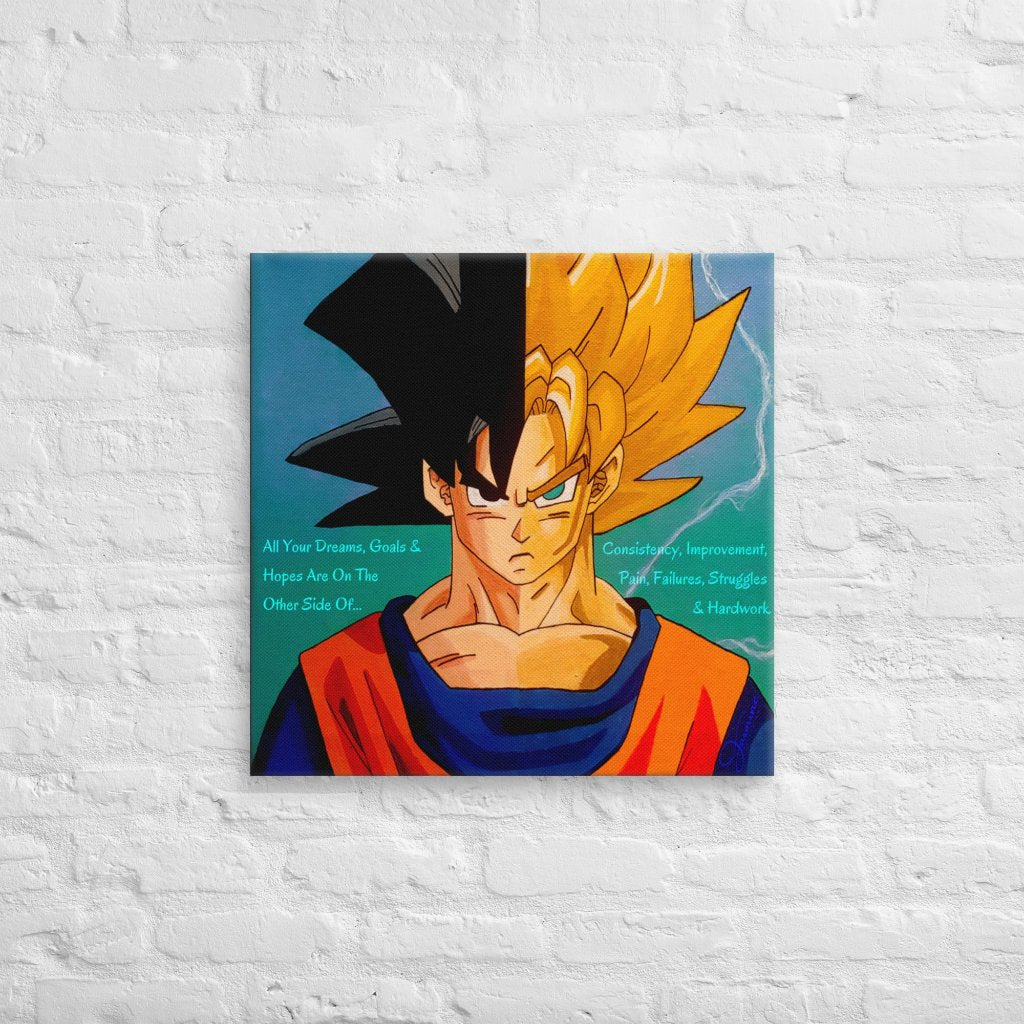 Super Saiyan Goku Split Canvas