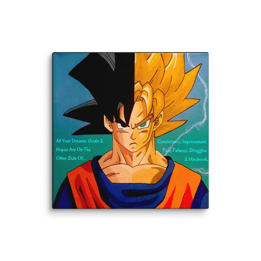 Super Saiyan Goku Split Canvas