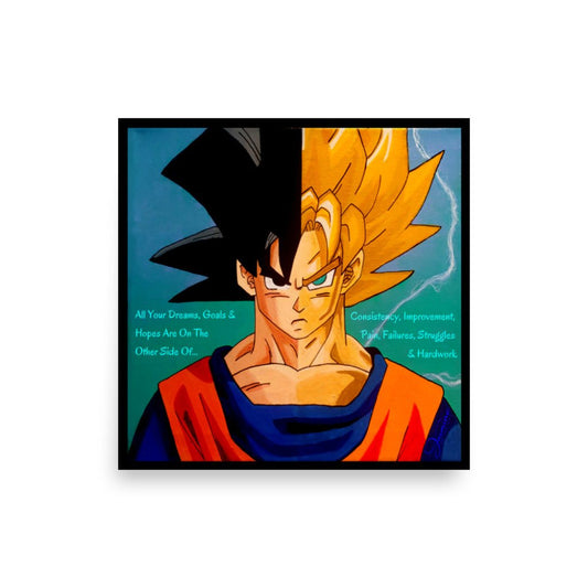 Super Saiyan Goku Split Poster